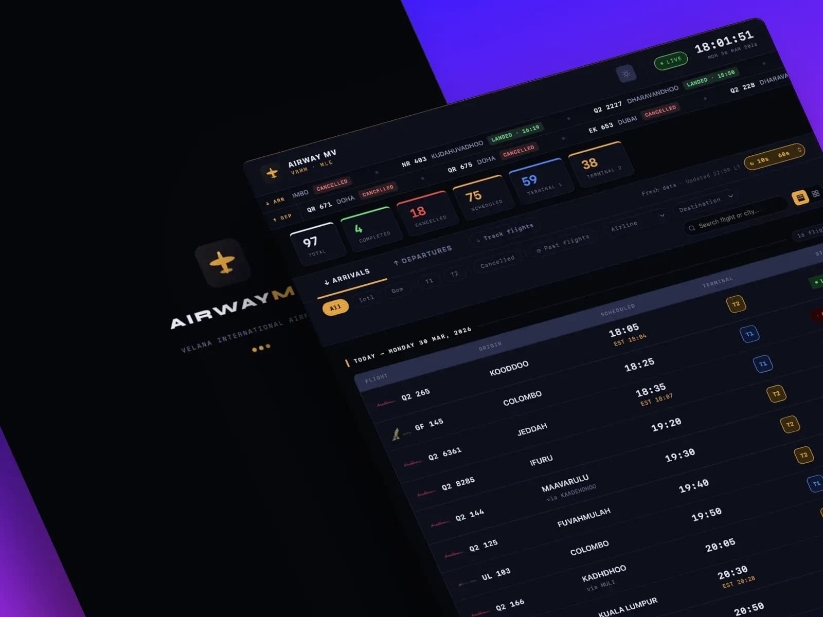 Airway – Maldives Flight Information System image
